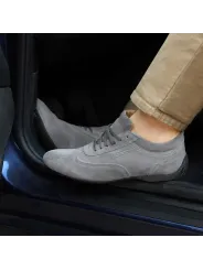 Graue Sparco IMOLA-GP-Fahrerschuhe