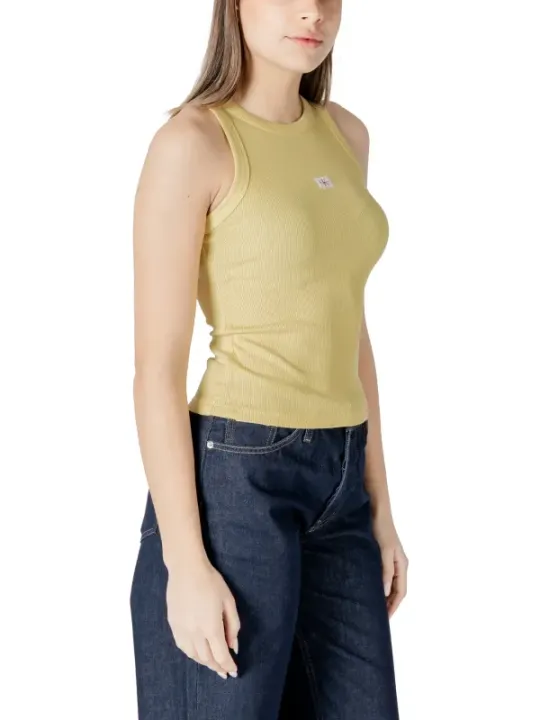 "Calvin Klein Jeans Tops im Sale | Calvin Klein Jeans Gelbes Tanktop online kaufen"|Planet-Deluxe
