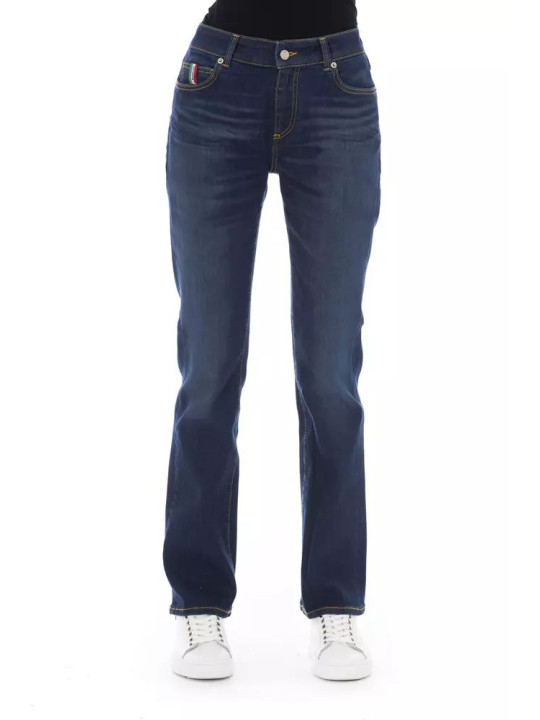 Jeans & Pants Chic Tricolor Pocket Jeans 210,00 € 2000050833465 | Planet-Deluxe