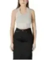 "Calvin Klein Jeans Tops im Sale | Calvin Klein Jeans Beige V-Neck Top online kaufen"|Planet-Deluxe