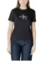 "Calvin Klein Jeans T-Shirts im Sale | Calvin Klein Jeans Elegantes Baumwoll TShirt Schwarz online kaufen"|Planet-Deluxe