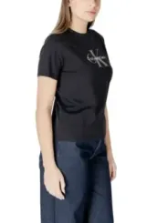 "Calvin Klein Jeans T-Shirts im Sale | Calvin Klein Jeans Elegantes Baumwoll TShirt Schwarz online kaufen"|Planet-Deluxe