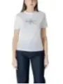 "Calvin Klein Jeans T-Shirts im Sale | Calvin Klein Weißes Damen T-Shirt online kaufen"|Planet-Deluxe