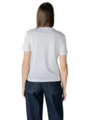 "Calvin Klein Jeans T-Shirts im Sale | Calvin Klein Weißes Damen T-Shirt online kaufen"|Planet-Deluxe