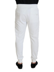 Jeans & Pants Elegant White Cotton Sweatpants 740,00 € 8054802204038 | Planet-Deluxe