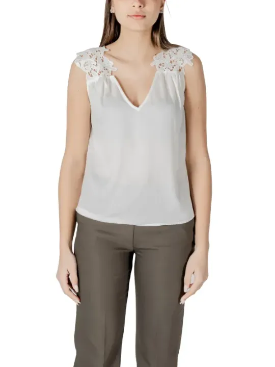 "Morgan De Toi Blusen im Sale | Morgan De Toi V-Ausschnitt Bluse 251-OJOIE online kaufen"|Planet-Deluxe