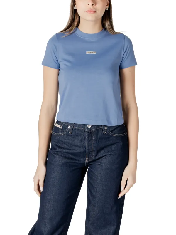 "Calvin Klein Jeans T-Shirts im Sale | Calvin Klein Azurblau Damen T-Shirt online kaufen"|Planet-Deluxe "Calvin Klein Jeans T-Shirts im Sale | Calvin Klein Azurblau Damen T-Shirt online kaufen"|Planet-Deluxe