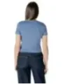 "Calvin Klein Jeans T-Shirts im Sale | Calvin Klein Azurblau Damen T-Shirt online kaufen"|Planet-Deluxe
