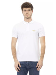 Polo Shirt Elegant White Cotton Polo with Chic Embroidery 110,00 € 2000050854811 | Planet-Deluxe