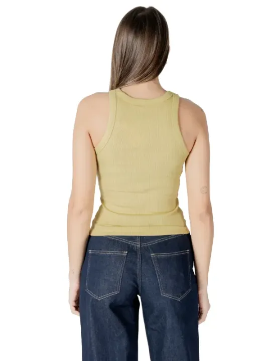 "Calvin Klein Jeans Tanktops im Sale | Calvin Klein Jeans Gelbes Damen Tanktop online kaufen"|Planet-Deluxe