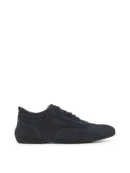 Blaue Sparco IMOLA-GP-Rennschuhe Detailaufnahme