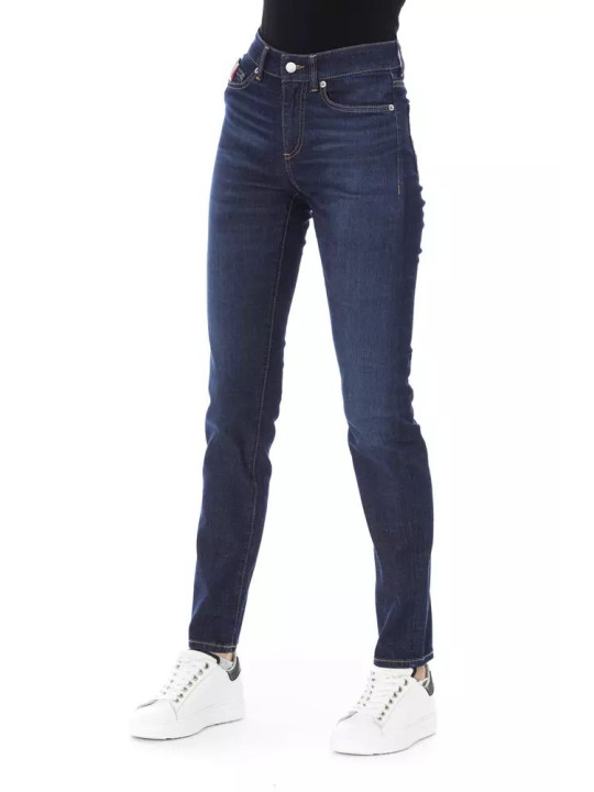 Jeans & Pants Chic Tricolor Detailed Designer Jeans 210,00 € 2000050831157 | Planet-Deluxe
