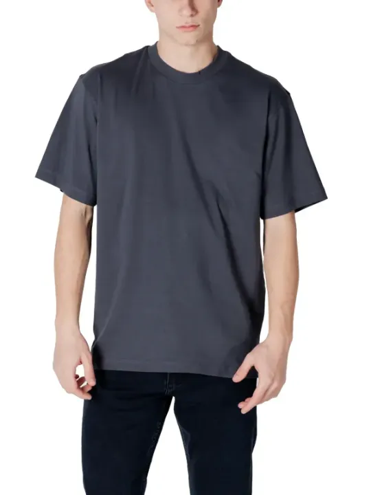 "Calvin Klein Jeans T-Shirts im Sale | Calvin Klein Jeans Grau Herren TShirt 100% Baumwolle online kaufen"|Planet-Deluxe