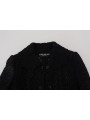 Jackets & Coats Elegant Black Wool Blend Button Down Jacket 2.410,00 € 8057142057715 | Planet-Deluxe