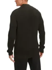 "Calvin Klein Jeans Cardigans im Sale | Calvin Klein Herren Zip-Up Cardigan Schwarz online kaufen"|Planet-Deluxe