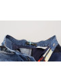 Jeans & Pants Patchwork Jacquard Blue Denim Luxury Jeans 1.380,00 € 8050249423841 | Planet-Deluxe