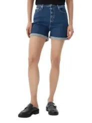 "Calvin Klein Jeans Shorts im Sale | Calvin Klein Damen Sommer Shorts Blau online kaufen"|Planet-Deluxe