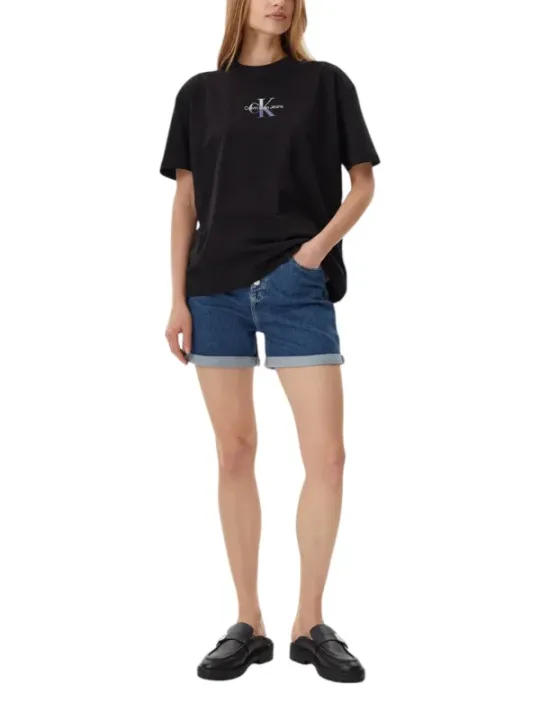 "Calvin Klein Jeans Shorts im Sale | Calvin Klein Damen Sommer Shorts Blau online kaufen"|Planet-Deluxe