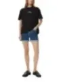 "Calvin Klein Jeans Shorts im Sale | Calvin Klein Damen Sommer Shorts Blau online kaufen"|Planet-Deluxe