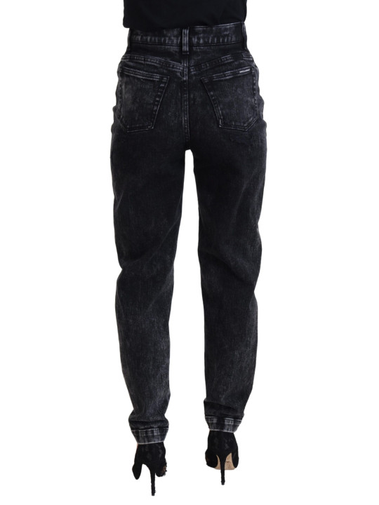 Jeans & Pants Elegant Black Denim Pants 690,00 € 8058990944288 | Planet-Deluxe