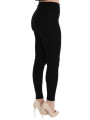 Jeans & Pants Elegant Black Cashmere Pants 690,00 € 8050249424473 | Planet-Deluxe