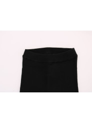 Jeans & Pants Elegant Black Cashmere Pants 690,00 € 8050249424473 | Planet-Deluxe