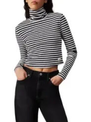 "Calvin Klein Jeans Tops im Sale | Calvin Klein Streifen-Top Damen online kaufen"|Planet-Deluxe