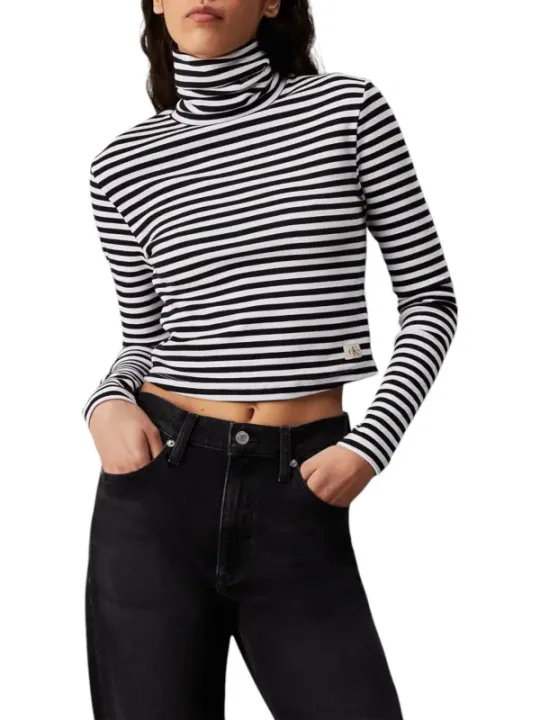 "Calvin Klein Jeans Tops im Sale | Calvin Klein Streifen-Top Damen online kaufen"|Planet-Deluxe