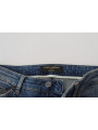 Jeans & Pants Elegant Tattered Denim Pants â€“ Chic Casualwear 1.100,00 € 8051124006814 | Planet-Deluxe