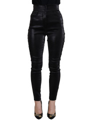 Jeans & Pants Elegant Black Denim Pants - Tailored Fit 830,00 € 8053286374404 | Planet-Deluxe