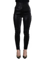 Jeans & Pants Elegant Black Denim Pants - Tailored Fit 830,00 € 8053286374404 | Planet-Deluxe