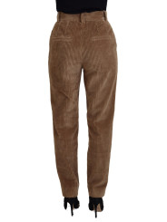 Jeans & Pants Elegant Brown Corduroy Pants for Sophisticated Style 830,00 € 8057155513857 | Planet-Deluxe