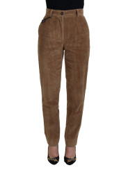 Jeans & Pants Elegant Brown Corduroy Pants for Sophisticated Style 830,00 € 8057155513857 | Planet-Deluxe