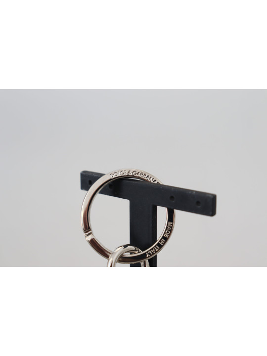 Keychains Elegant Black Charm Keychain with Brass Accents 280,00 € 8051124662133 | Planet-Deluxe