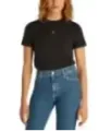 "Calvin Klein Jeans T-Shirts im Sale | Calvin Klein Jeans Damen Basic T-Shirt Schwarz online kaufen"|Planet-Deluxe