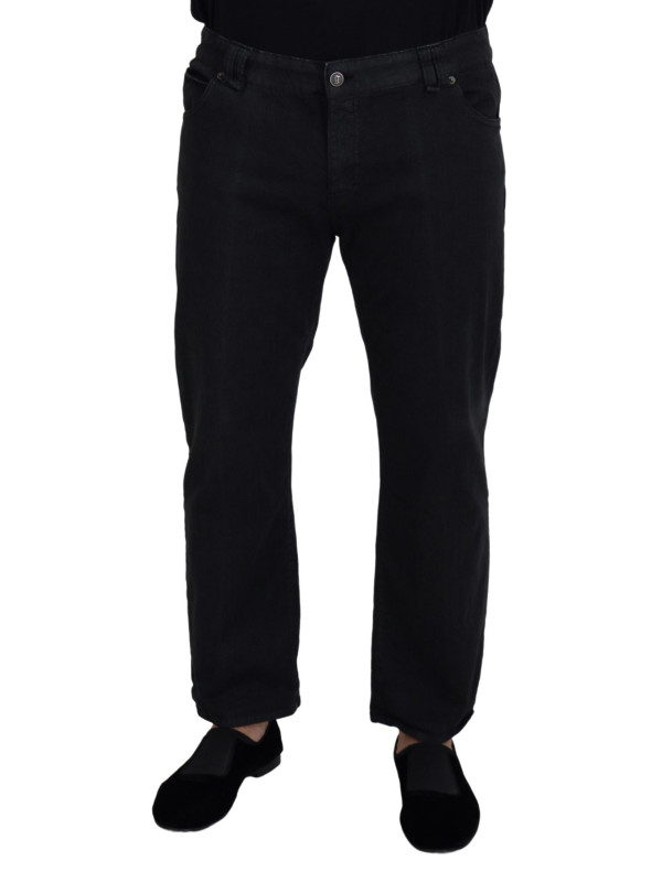 Jeans & Pants Elegant Black Mainline Cotton Jeans 230,00 € 8058301882490 | Planet-Deluxe