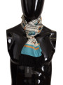 Scarves Multicolor Silk Seashell Printed Scarf 370,00 € 8050249424954 | Planet-Deluxe