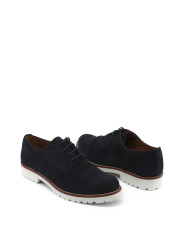 Schwarze weiße Leder Sneaker Italien