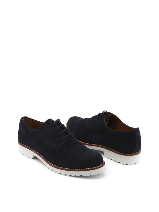 Schwarze weiße Leder Sneaker Italien