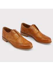 Braune Lederschuhe Made in Italien