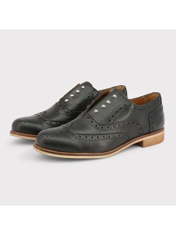 Schwarze Leder Herren Brogue Schuhe Schwarze Leder Herren Brogue Schuhe