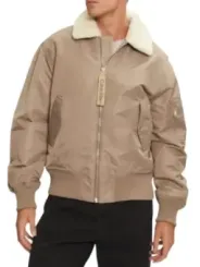 "Calvin Klein Jeans Jacken im Sale | Calvin Klein Herrenjacke Beige Herbst/Winter online kaufen"|Planet-Deluxe