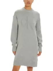 "Calvin Klein Jeans Kleider im Sale | Calvin Klein Jeans Graues Herbstkleid online kaufen"|Planet-Deluxe