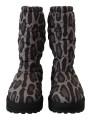 Boots Elegant Gray Leopard Mid Calf Boots 1.110,00 € 8057142188433 | Planet-Deluxe