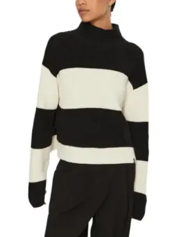 Calvin Klein Damenpullover – Elegante Streifen für Winter