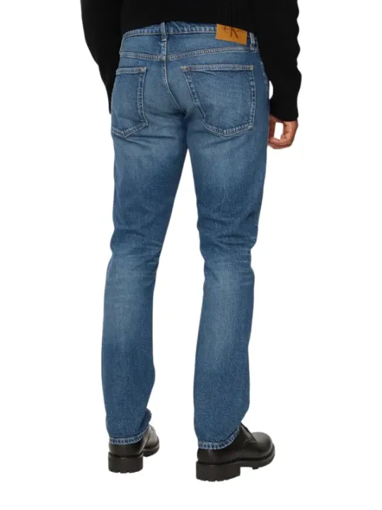"Calvin Klein Jeans Jeans im Sale | Calvin Klein Herren Jeans Azurblau Bio-Stretch online kaufen"|Planet-Deluxe