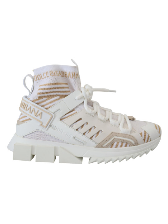 Sneakers Elegant White Beige SORRENTO Sneakers 740,00 € 8058301881240 | Planet-Deluxe