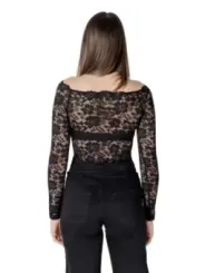"Morgan De Toi T-Shirts im Sale | Morgan De Toi Elegance T-Shirt Schwarz Damen online kaufen"|Planet-Deluxe