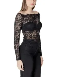 "Morgan De Toi T-Shirts im Sale | Morgan De Toi Elegance T-Shirt Schwarz Damen online kaufen"|Planet-Deluxe