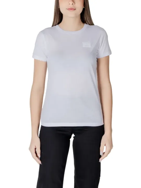 "Armani Exchange T-Shirts im Sale | Armani Exchange Weißes Damen-T-Shirt online kaufen"|Planet-Deluxe